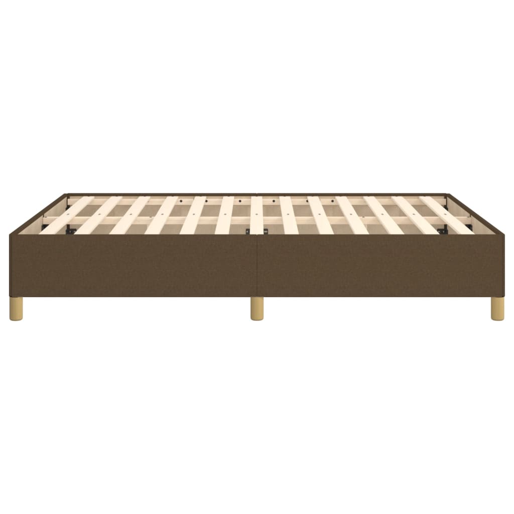 Giroletto senza Materasso Marrone Scuro 140x200 cm Tessuto | homemem39