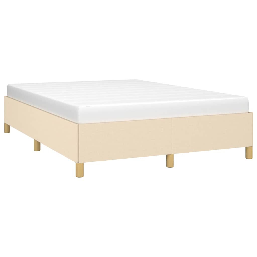 Giroletto senza Materasso Crema 140x200 cm in Tessuto
