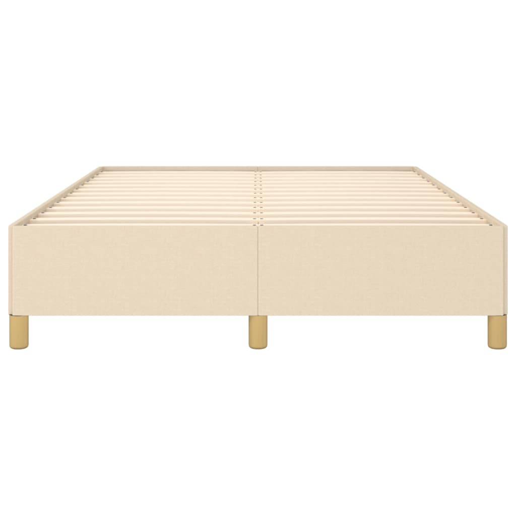 Giroletto senza Materasso Crema 140x200 cm in Tessuto