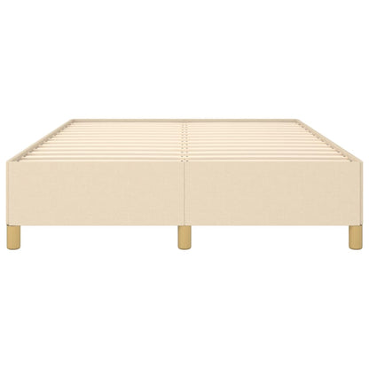 Giroletto senza Materasso Crema 140x200 cm in Tessuto