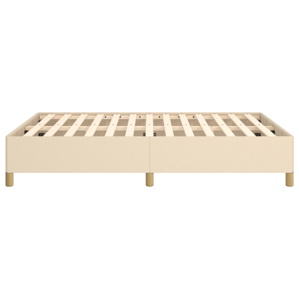Giroletto senza Materasso Crema 140x200 cm in Tessuto