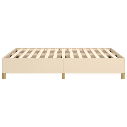 Giroletto senza Materasso Crema 140x200 cm in Tessuto