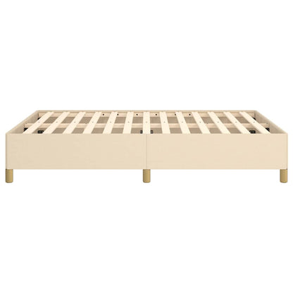 Giroletto senza Materasso Crema 140x200 cm in Tessuto