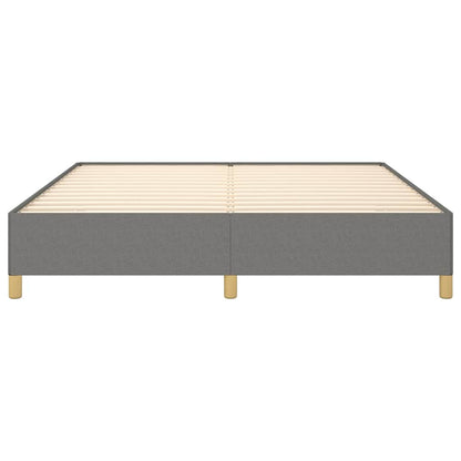 Giroletto senza Materasso Grigio Scuro 160x200 cm Tessuto