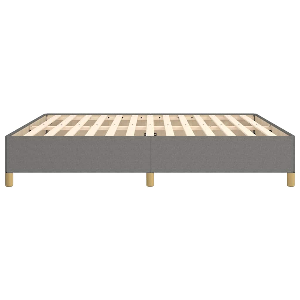 Giroletto senza Materasso Grigio Scuro 160x200 cm Tessuto