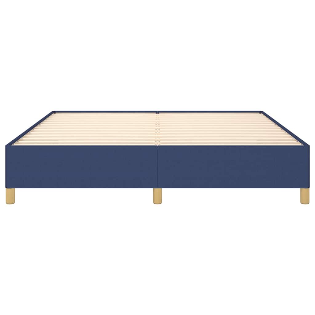Giroletto senza Materasso Blu 160x200 cm in Tessuto