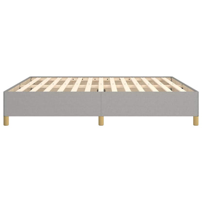 Giroletto senza Materasso Grigio Chiaro 180x200 cm Tessuto
