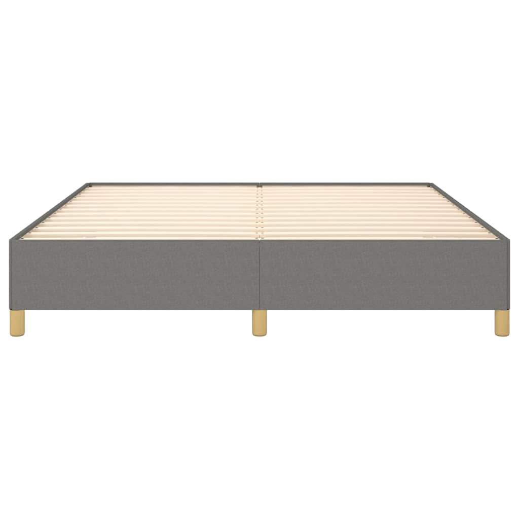 Giroletto senza Materasso Grigio Scuro 180x200 cm Tessuto