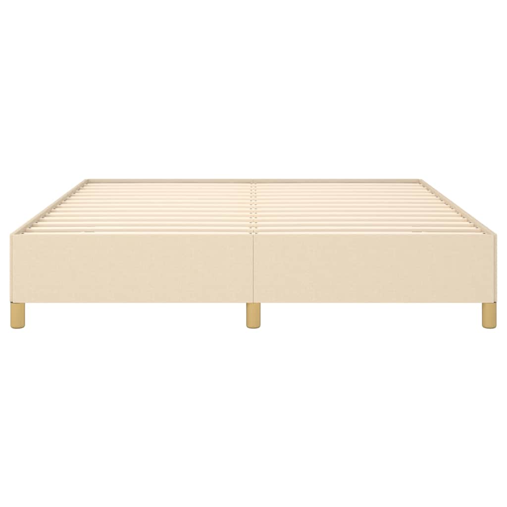 Giroletto senza Materasso Crema 180x200 cm in Tessuto