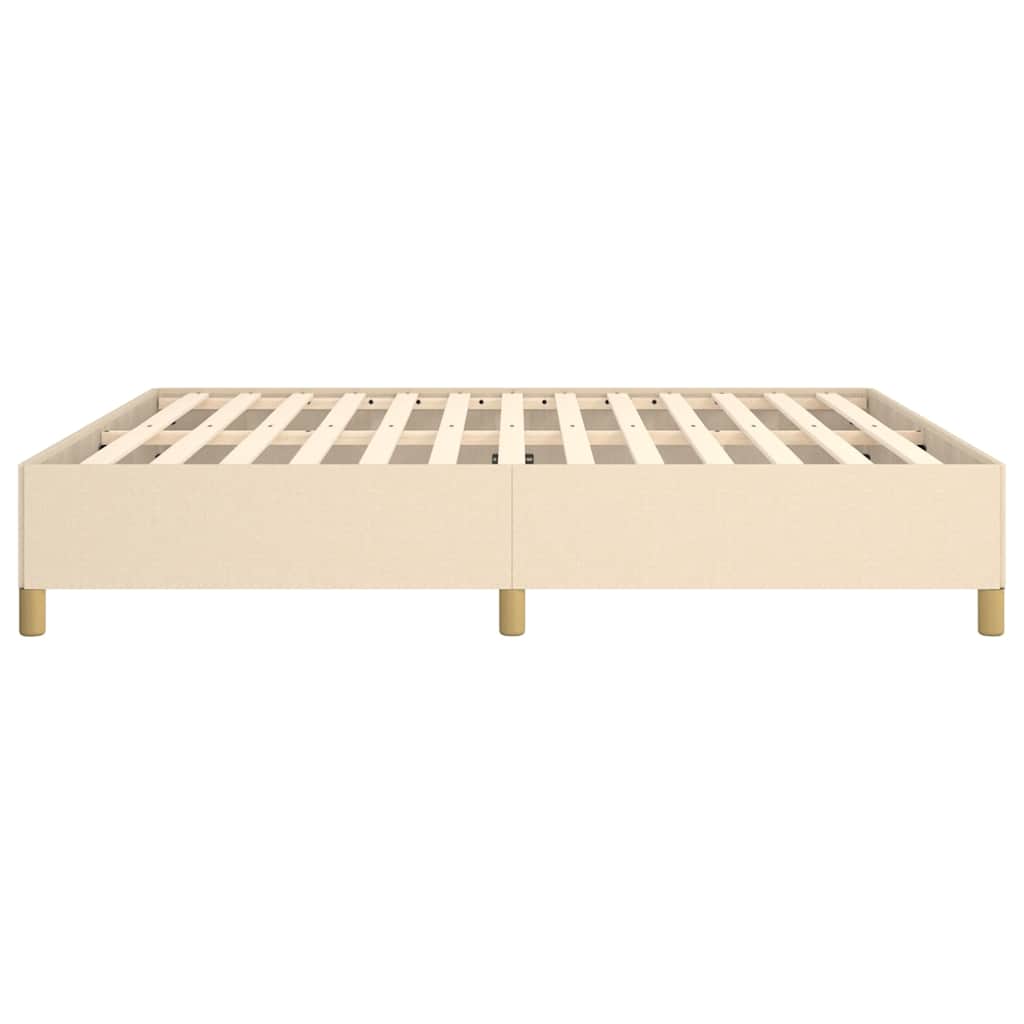 Giroletto senza Materasso Crema 180x200 cm in Tessuto