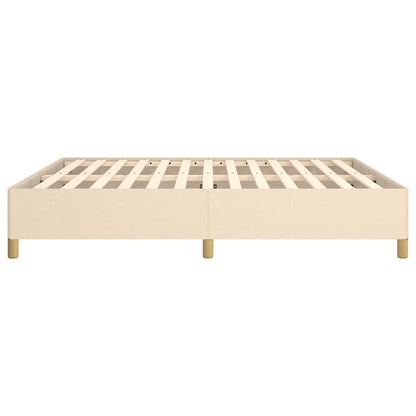 Giroletto senza Materasso Crema 180x200 cm in Tessuto