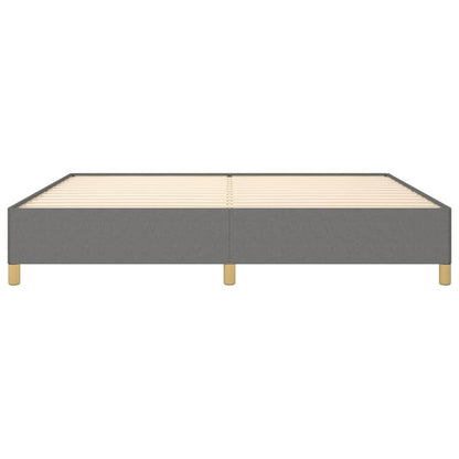 Giroletto senza Materasso Grigio Scuro 200x200 cm Tessuto
