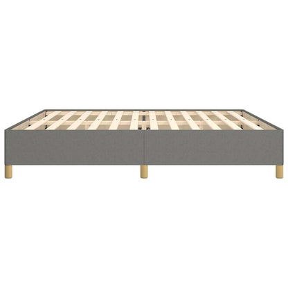 Giroletto senza Materasso Grigio Scuro 200x200 cm Tessuto
