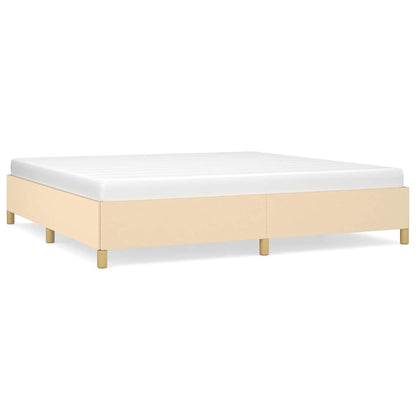 Giroletto senza Materasso Crema 200x200 cm in Tessuto