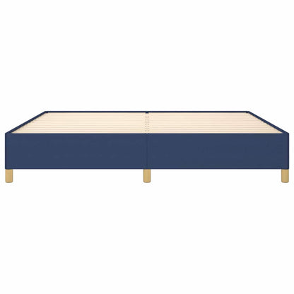 Giroletto senza Materasso Blu 200x200 cm in Tessuto