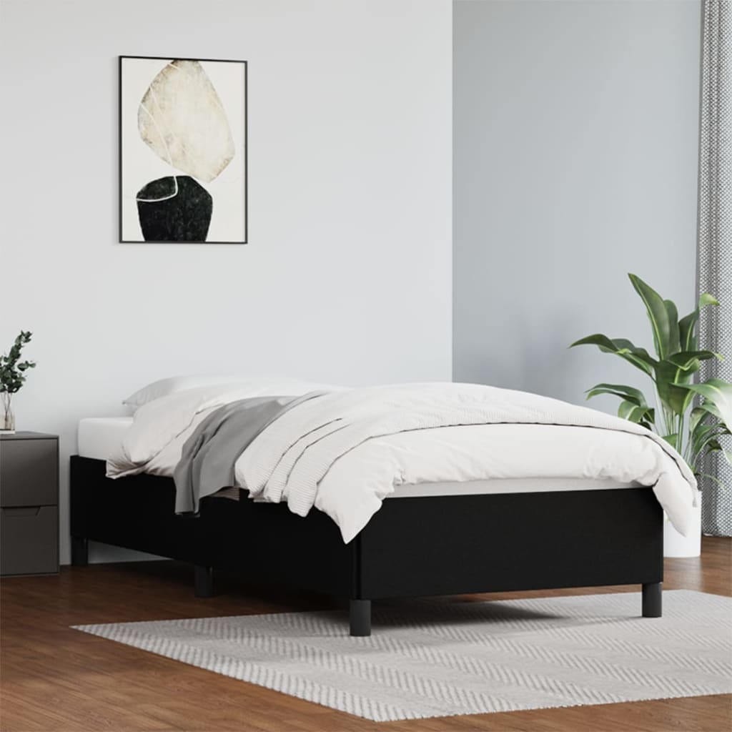 Giroletto Nero 90x200 cm in Similpelle | homemem39