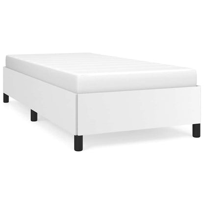 Giroletto senza Materasso Bianco 100x200 cm in Similpelle