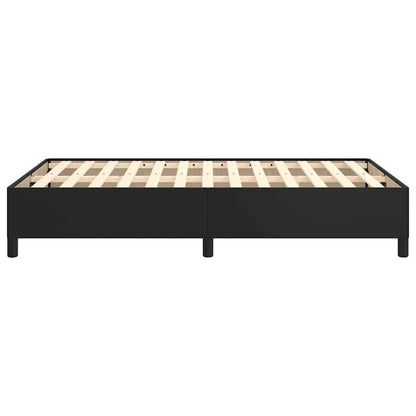 Giroletto senza Materasso Nero 120x200 cm in Similpelle