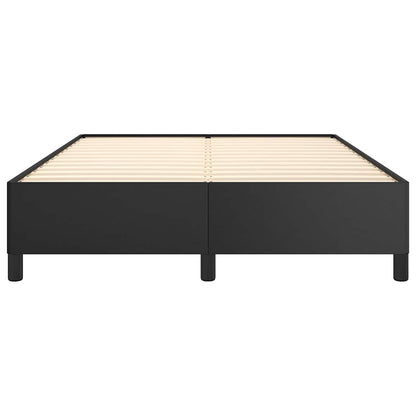 Giroletto senza Materasso Nero 140x200 cm in Similpelle