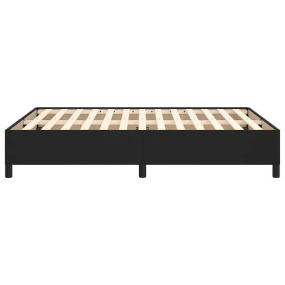 Giroletto senza Materasso Nero 140x200 cm in Similpelle