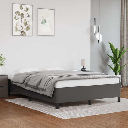 Giroletto senza Materasso Grigio 140x200 cm in Similpelle