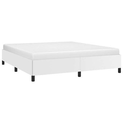 Giroletto senza Materasso Bianco 160x200 cm in Similpelle