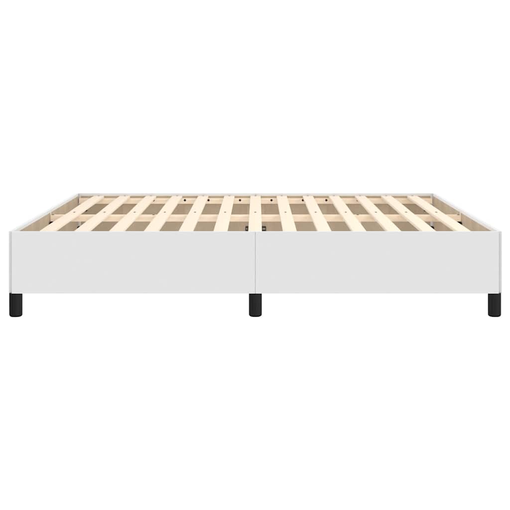 Giroletto senza Materasso Bianco 160x200 cm in Similpelle