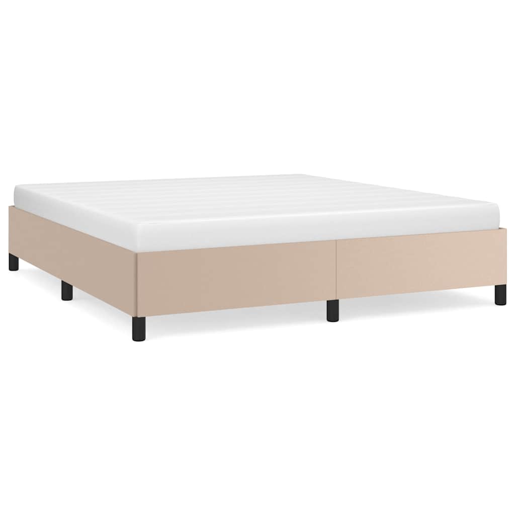 Giroletto senza Materasso Cappuccino 160x200 cm in Similpelle