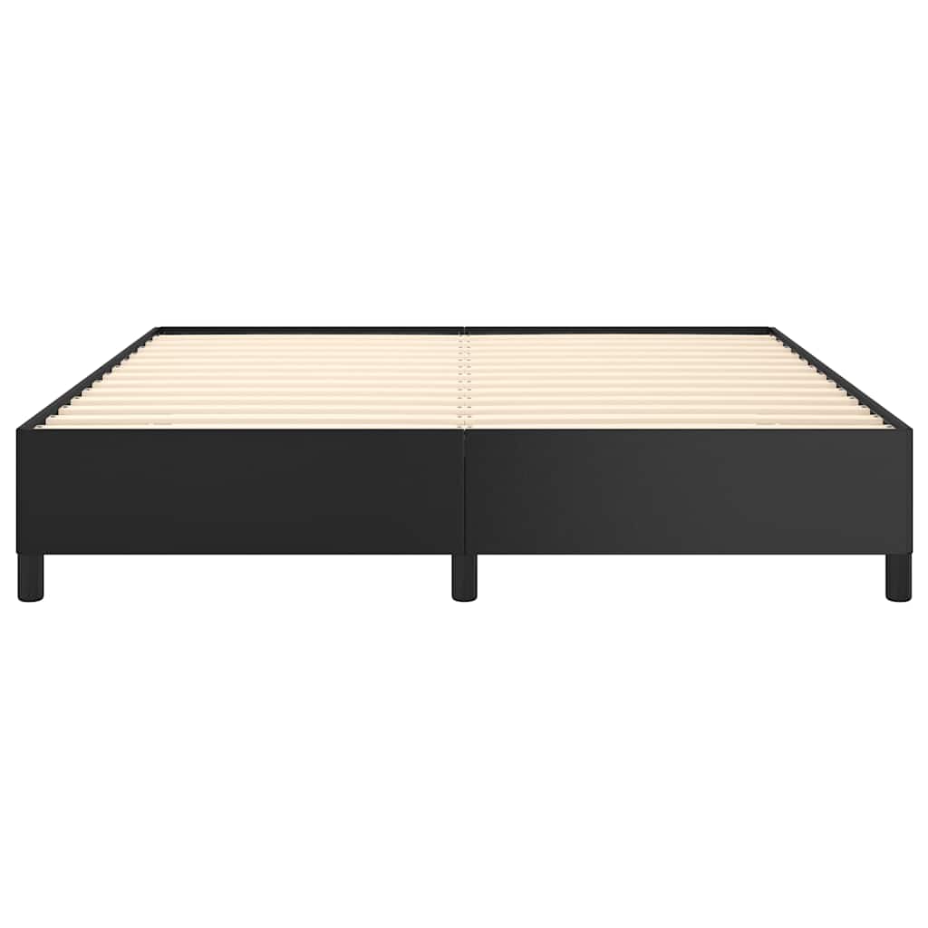 Struttura letto senza Materasso Nera 152x203 cm matrimoniale in Similpelle | homemem39
