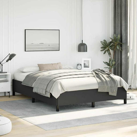 Struttura letto senza Materasso Nera 152x203 cm matrimoniale in Similpelle | homemem39