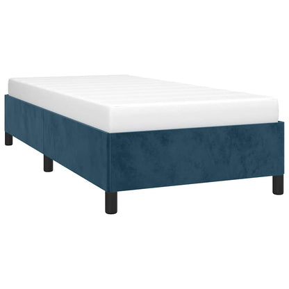 Giroletto senza Materasso Blu Scuro 80x200 cm in Velluto | homemem39