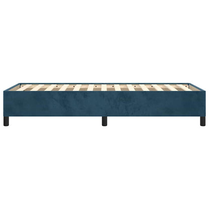 Giroletto senza Materasso Blu Scuro 80x200 cm in Velluto | homemem39