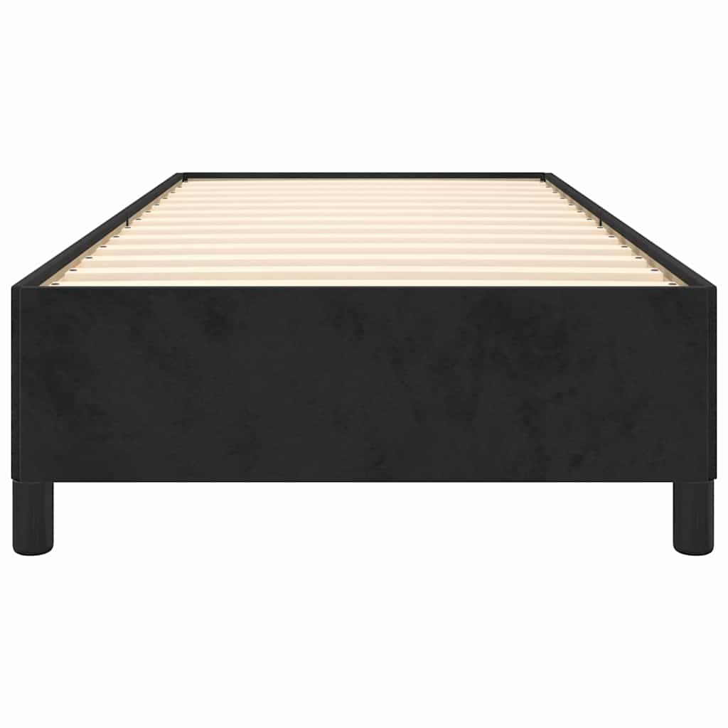 Giroletto Nero 90x200 cm in Velluto