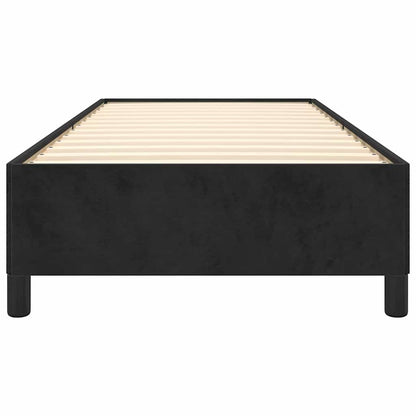 Giroletto Nero 90x200 cm in Velluto