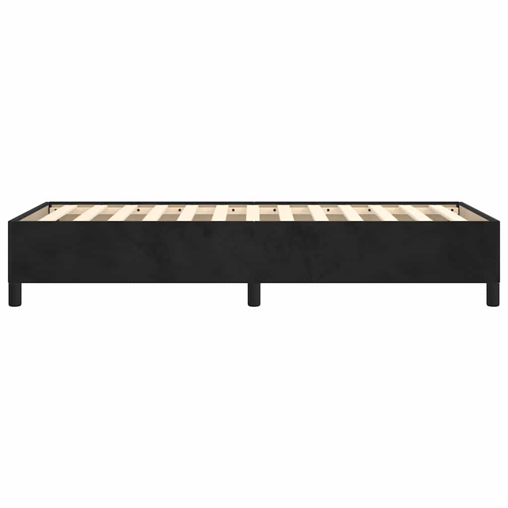 Giroletto Nero 90x200 cm in Velluto