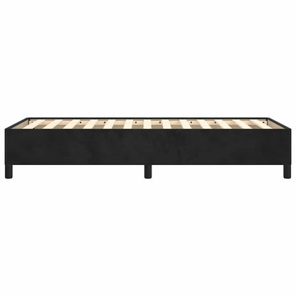 Giroletto Nero 90x200 cm in Velluto