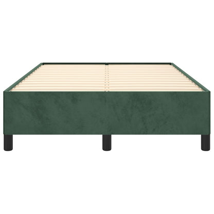 Giroletto senza Materasso Verde Scuro 120x200 cm in Velluto - homemem39