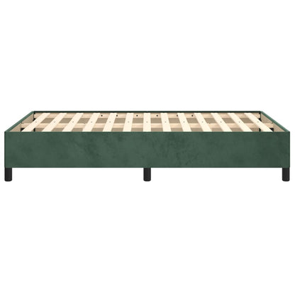 Giroletto senza Materasso Verde Scuro 120x200 cm in Velluto - homemem39