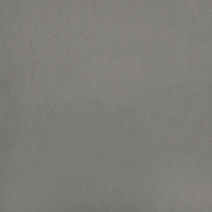 Giroletto senza Materasso Grigio Chiaro 200x200 cm Velluto - homemem39