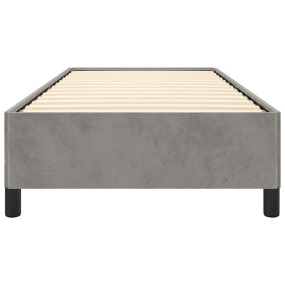 Struttura letto senza Materasso Grigio Chiaro 100x203 cm singolo XL Velluto | homemem39