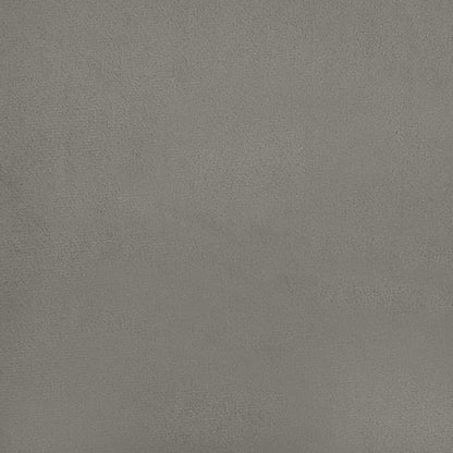 Struttura letto senza Materasso Grigio Chiaro 137x190 cm Velluto integrale | homemem39