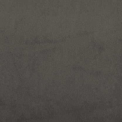 Struttura letto senza Materasso Grigio Scuro 137x190 cm Velluto | homemem39