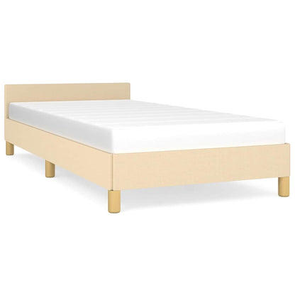Giroletto senza Materasso Crema 100x200 cm in Tessuto