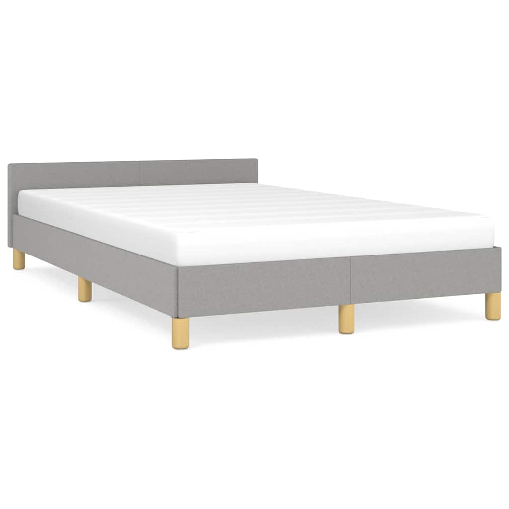 Giroletto senza Materasso Grigio Chiaro 120x200 cm Tessuto