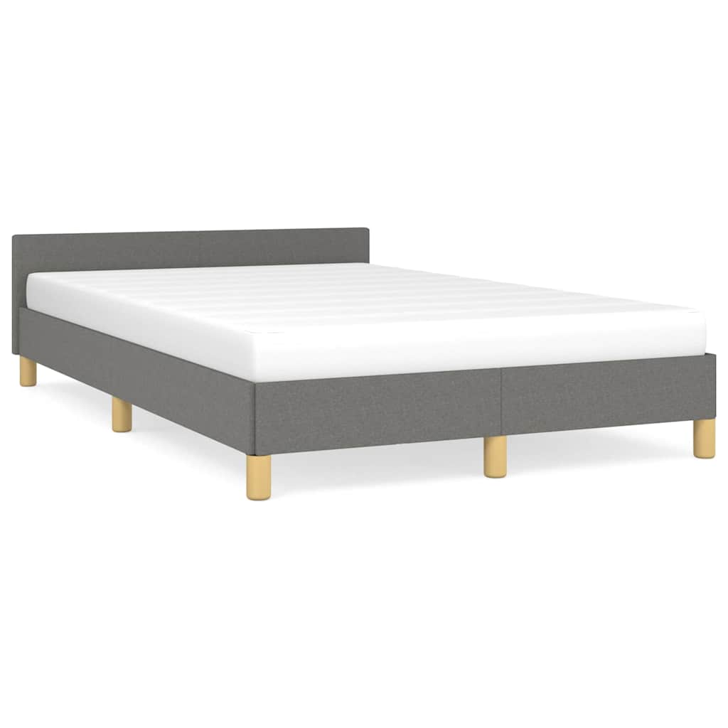 Giroletto senza Materasso Grigio Scuro 120x200 cm Tessuto
