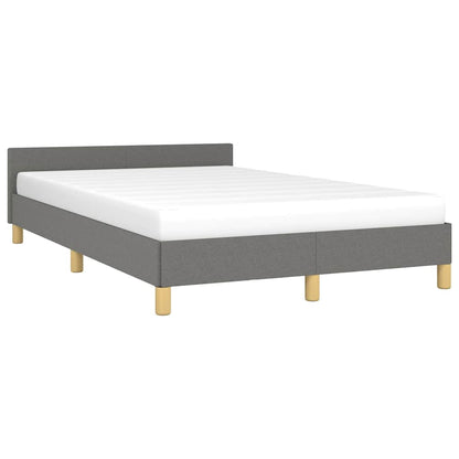 Giroletto senza Materasso Grigio Scuro 120x200 cm Tessuto