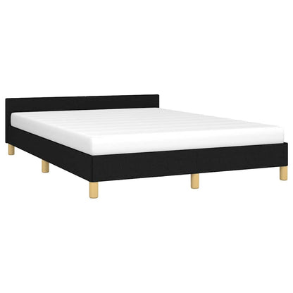 Giroletto senza Materasso Nero 140x190 cm in Tessuto | homemem39
