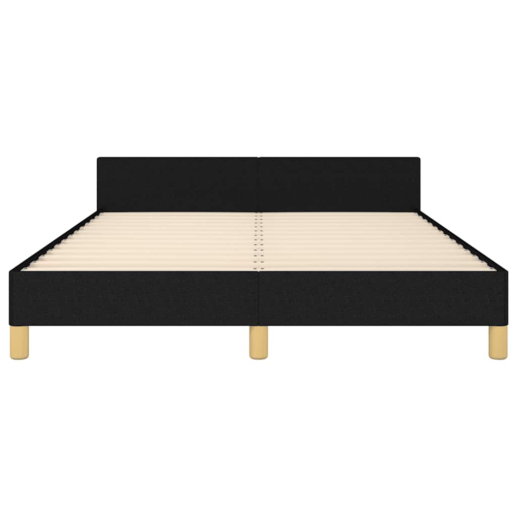 Giroletto senza Materasso Nero 140x190 cm in Tessuto | homemem39