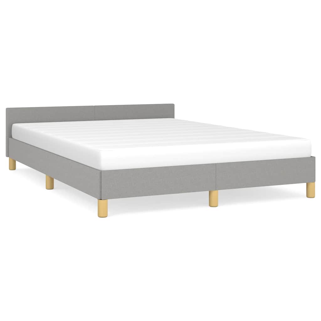 Giroletto senza Materasso Grigio Chiaro 140x200 cm Tessuto | homemem39