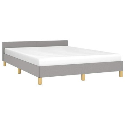 Giroletto senza Materasso Grigio Chiaro 140x200 cm Tessuto | homemem39